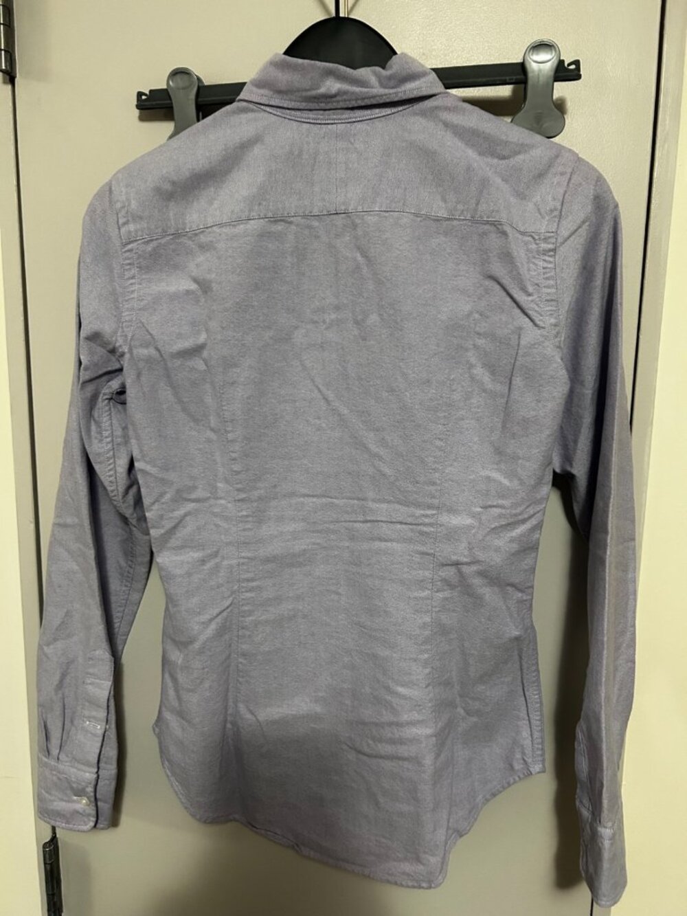 Ralph Lauren White Knit Oxford Long Sleeve Button Down Shirt Pony SP